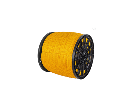 40174-CUERDA AMARILLA DE POLIPROPILENO DE 4 MM EN CARRETE DE 2,380 M