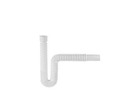 49509-CÉSPOL FLEXIBLE DE POLIETILENO BLANCO PARA LAVABO Y FREGADERO