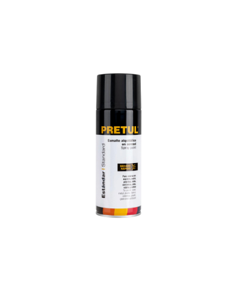 27170-PINTURA EN AEROSOL NEGRO BRILLANTE 400 ML PRETUL