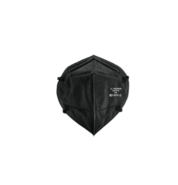 102327-RESPIRADOR PLEGABLE N95 NEGRO PARA POLVOS Y PARTÍCULAS