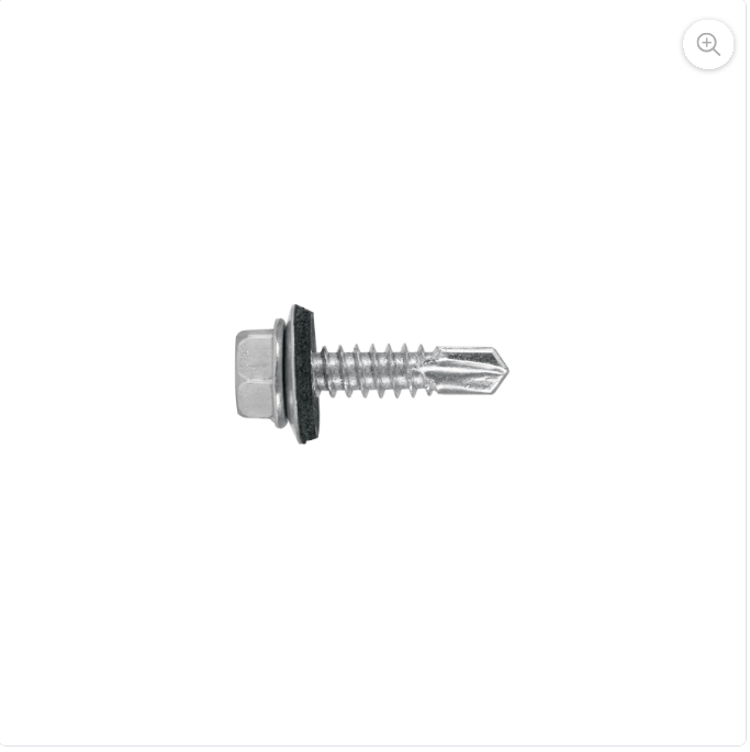 44406-PIJAS 14 X 1" HEXAGONALES PUNTA BROCA CON RONDANA