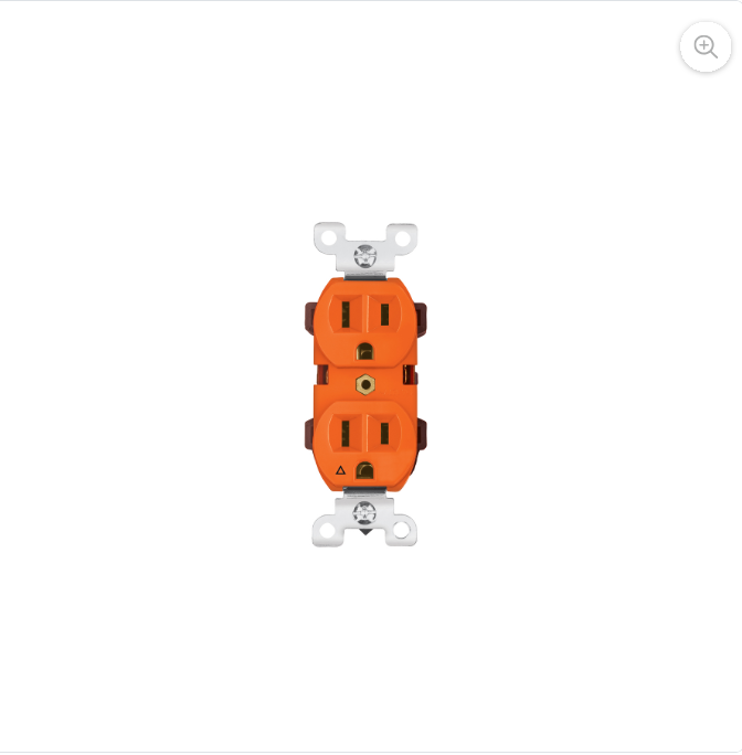 46105-CONTACTO DÚPLEX TIERRA AISLADA 15 A LÍNEA STANDARD